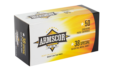 ARMSCOR 38SPL 158GR FMJ 50/1000 - Image 2