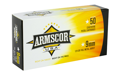 ARMSCOR 9MM 124GR FMJ 50/1000 - Image 2