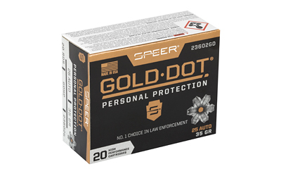 SPR GOLD DOT 25ACP 35GR HP 20/200 - Image 2