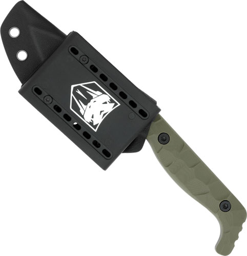 COBRATEC KINGPIN 4" FIXED BLD - OD GREEN D2 STEEL W/KDX SHEATH - Image 2