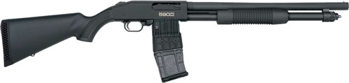 MOSSBERG 590M MAG-FED 12GA - 18.5" 10RD 2.75" BLUED/SYN