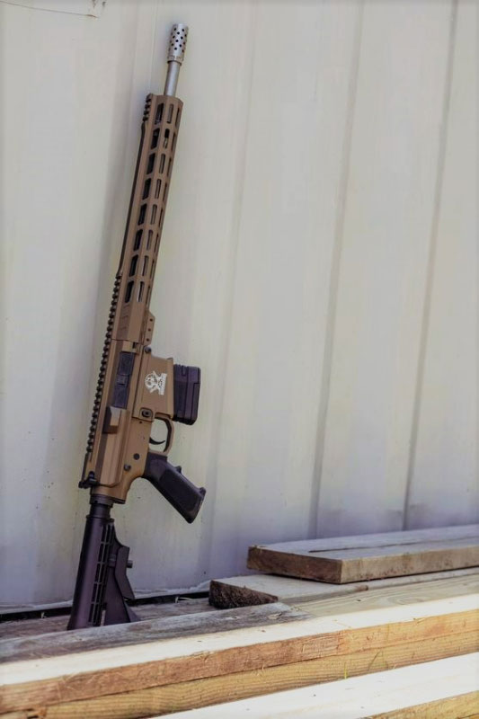 GLFA AR10 RIFLE 308 WIN - 18" S/S BBL 10-SHOT BRONZE - Image 2