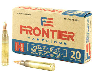 FRONTIER 223REM 55GR HP MATCH 20/500