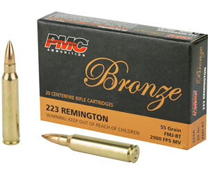 PMC BRNZ 223REM 55GR FMJ 20/1000