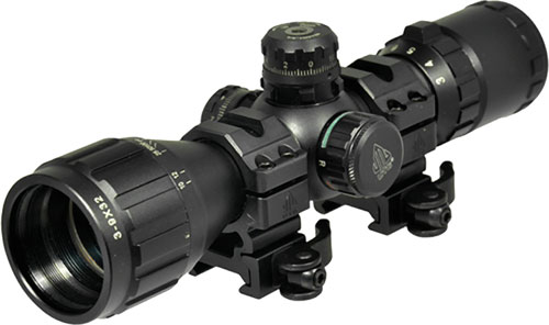 UTG BUGBUSTER 3-9X32 1" RGB - MIL-DOT W/QD RINGS BLACK - Image 3