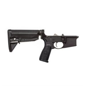 COMPLETE LOWER RECEIVER W/ GUNFIGHTER STOCK BLK
