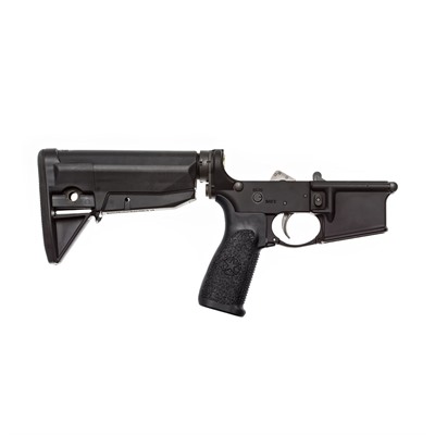 COMPLETE LOWER RECEIVER W/ GUNFIGHTER STOCK BLK