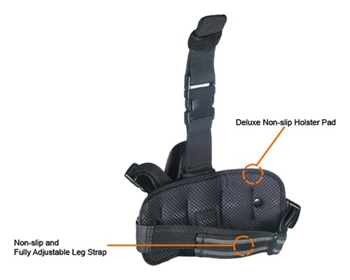 UTG HOLSTER SPECIAL OPS LEFT - HAND TACTICAL LEG HOLSTER BLK - Image 4